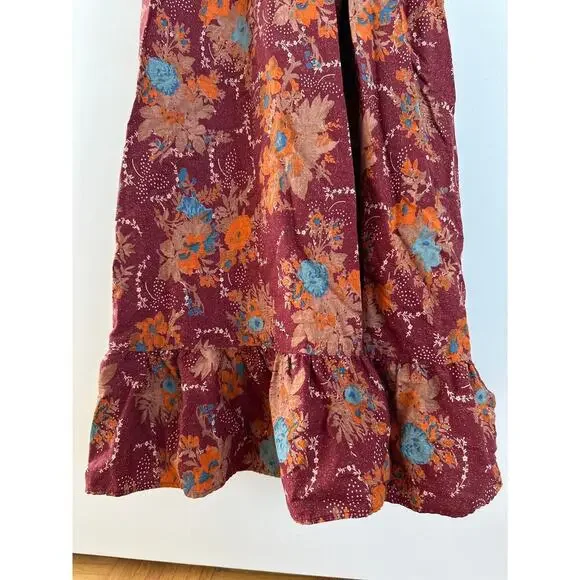 Vintage Lanz Original Boho Floral Smocked Maxi Dress, EUC, Fits S-L - Picture 6 of 7